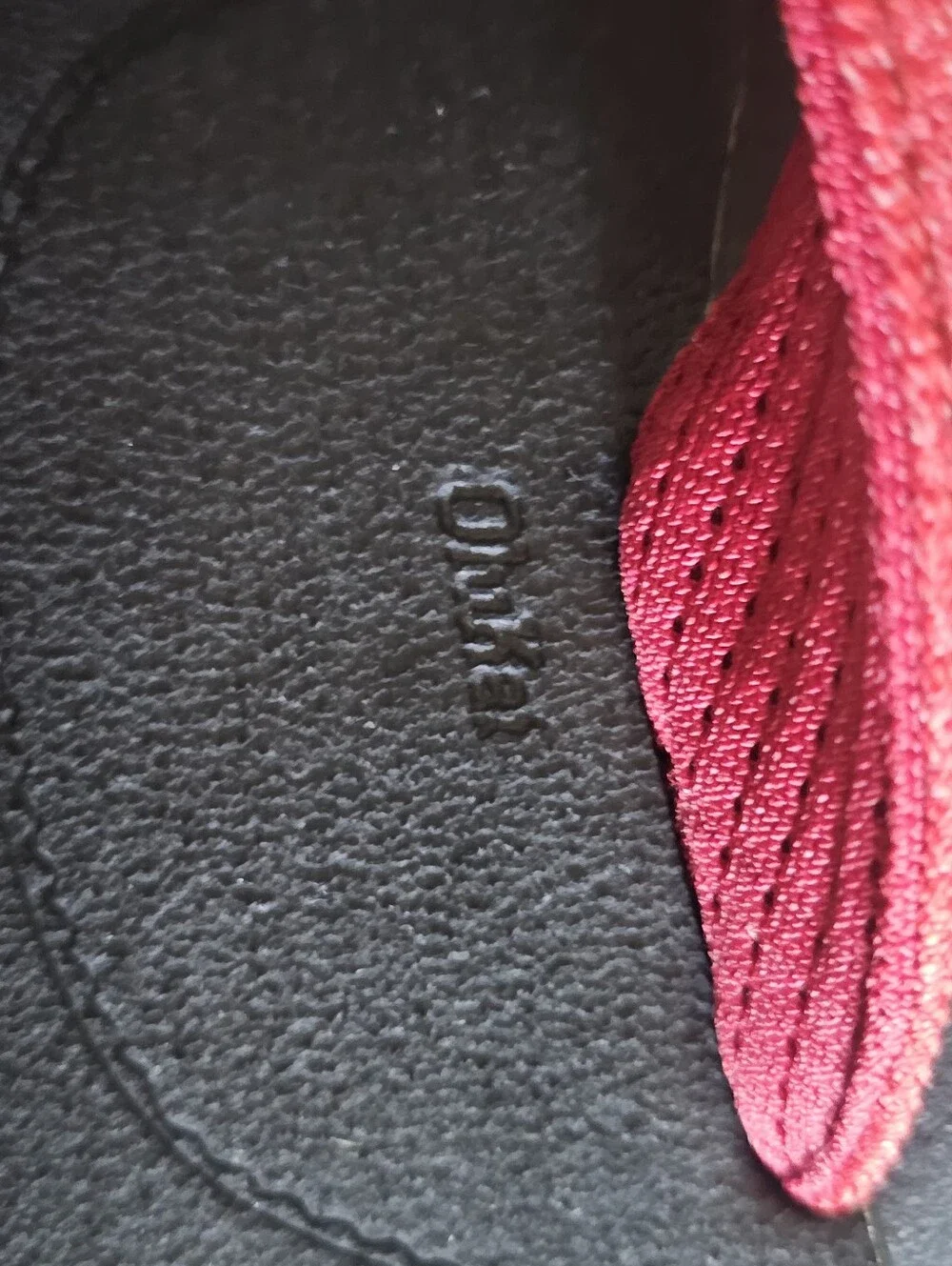 OLUKAI  HOKUA  (US M10) Red/Tangerine & Black Sandals, Waterproof (They Float!)